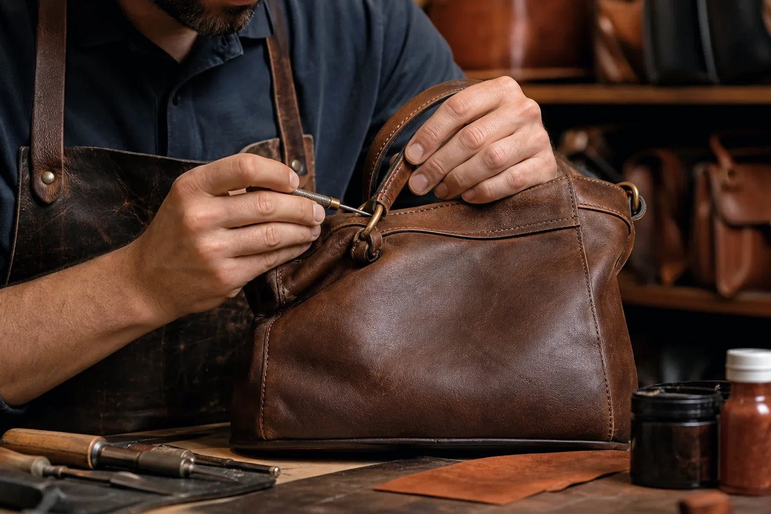 Reforma de bolsas de couro em Campo Grande